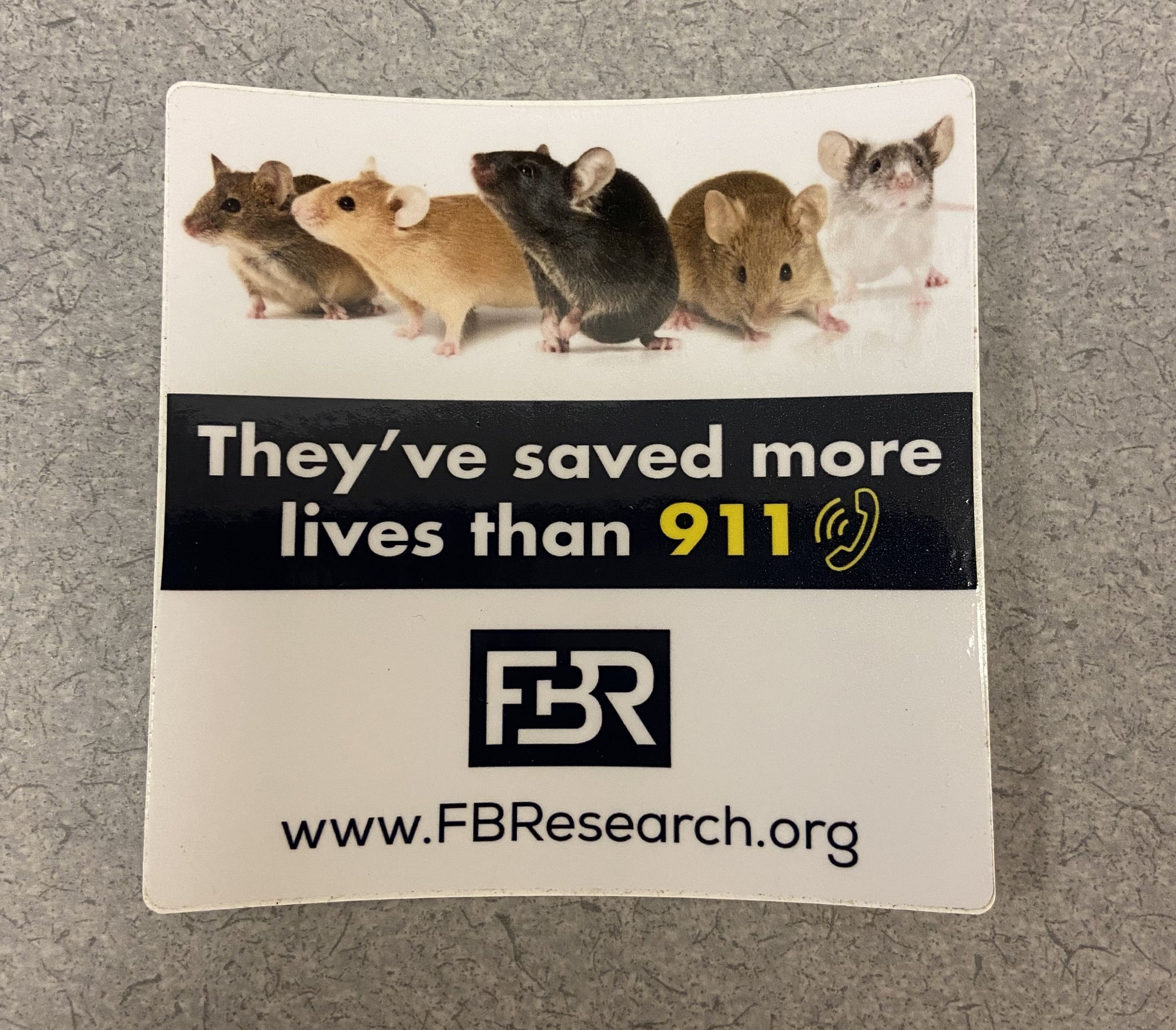 911 Mice Square Stickers